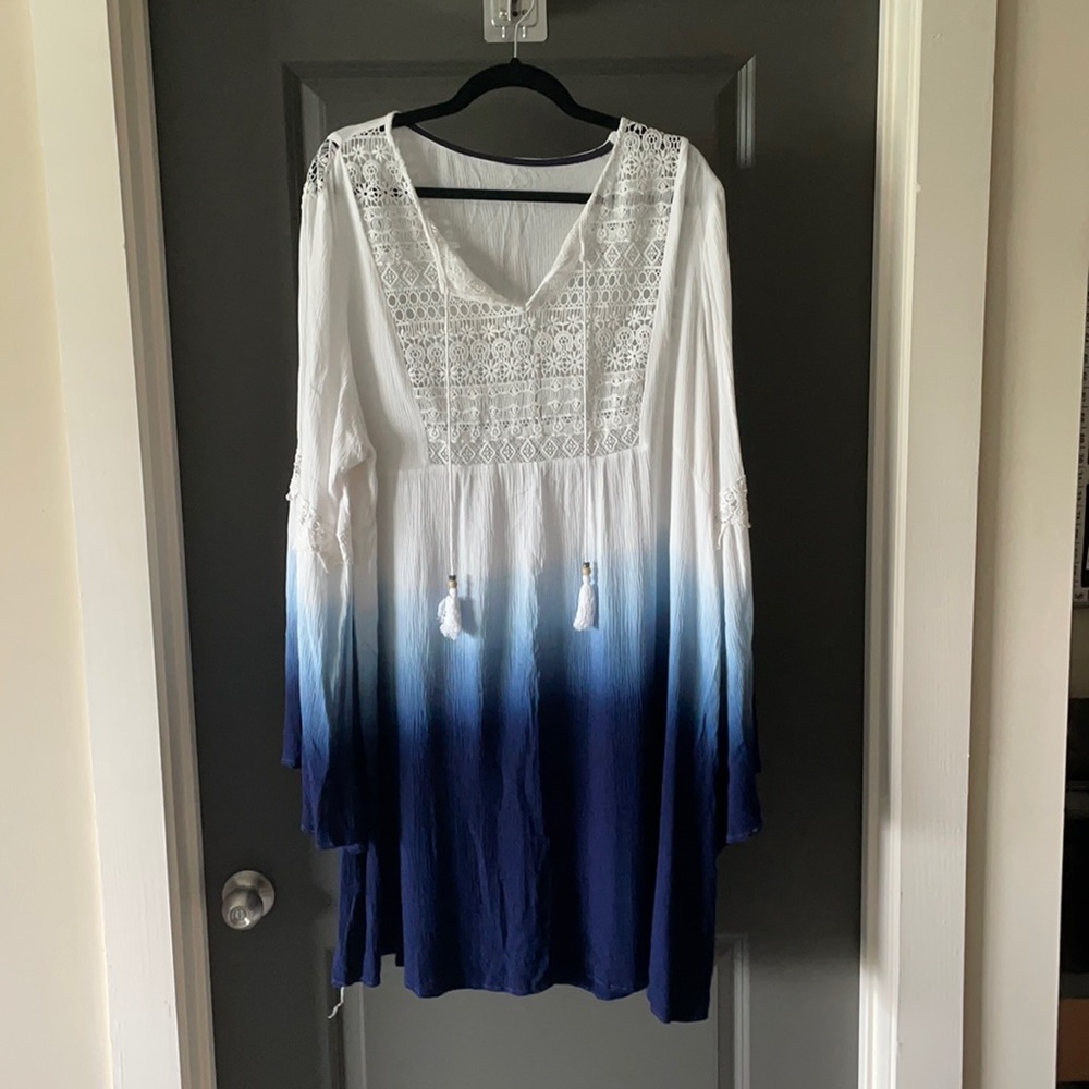 Ombré Blue Dress